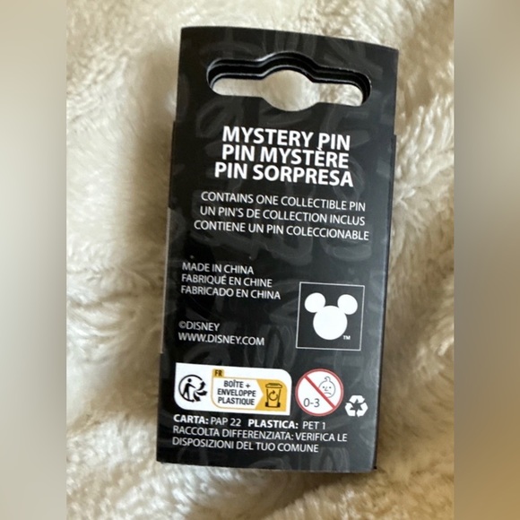 Disney Mystery Pin with Black and White Design - Picture 4 of 4